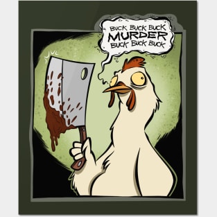 Murder Chicken! Posters and Art